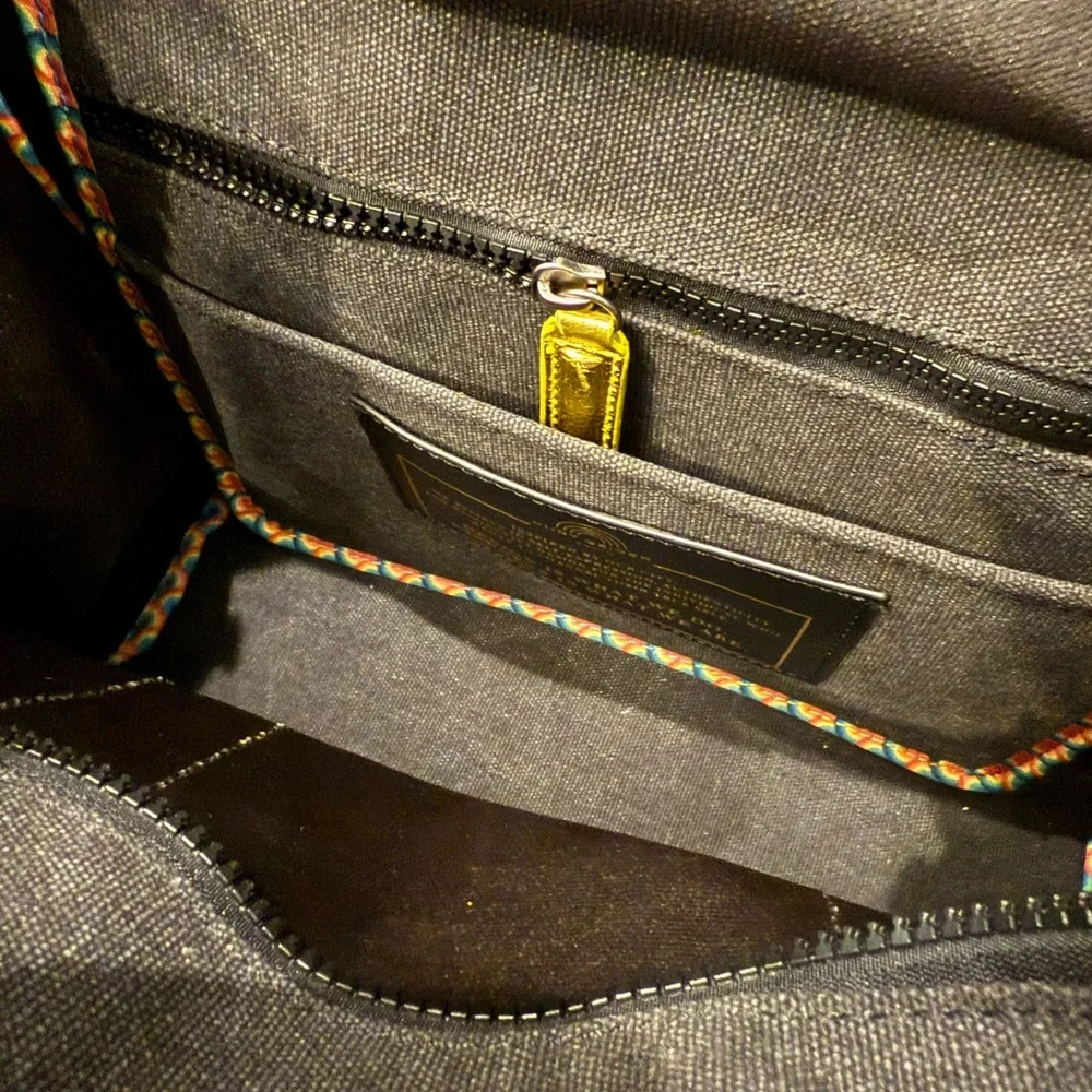 Kurt Geiger Rainbow Wave Tote with Black Accents - Picture 10 of 12